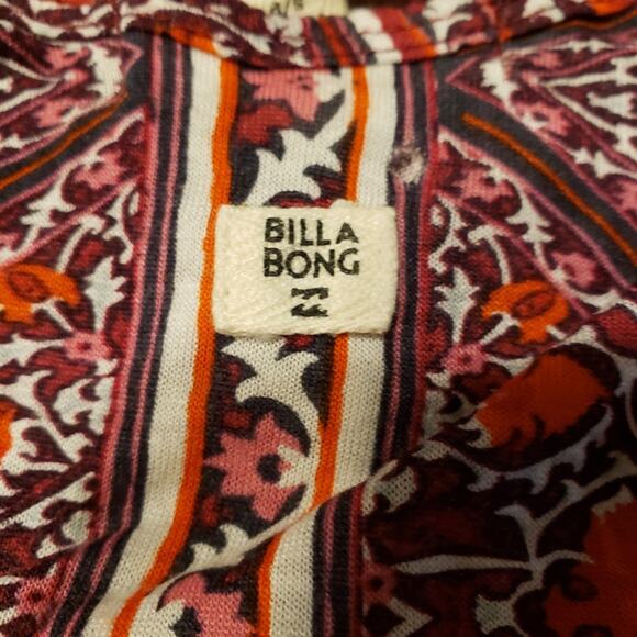 Billabong Sangria "Never Knew" High Low Top - Picture 4 of 8